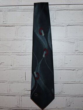🔵🔴✨ Halston III Men’s Tie · 3.75" Wide · 56" Long
